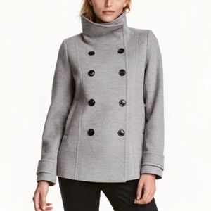 **SOLD** H&M Double-breasted High Collar Jacket